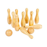 Bigjigs dřevěný bowlingový set, 12 kusů.