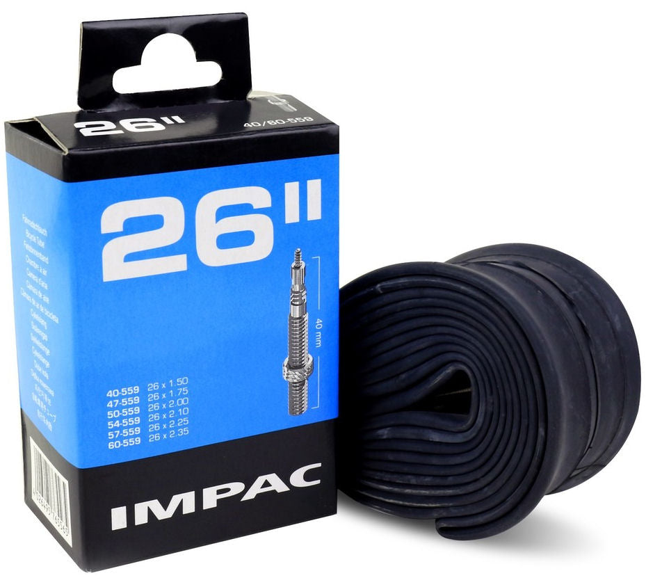 Impac Inner Tube (av Schwalbe) SV26 26x1.50 26x2.35 Etro 40 60-559 Valiel: Sclaverand French 40mm