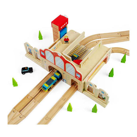 Bigjigs Spielset „Grand Central Station“ aus Holz