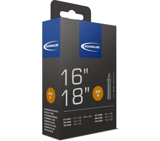 Schwalbe Wewnętrzna rurka DV4 16 18 cali 28 37-340 355 32 mm