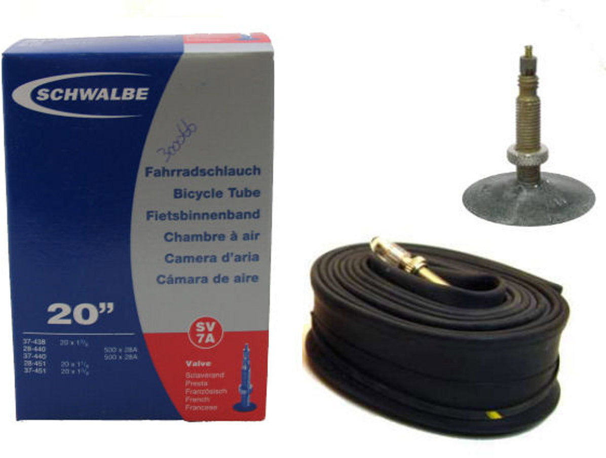 Schwalbe indre rør SV7A 20 tommer 28 37-438 451 SV 40 mm