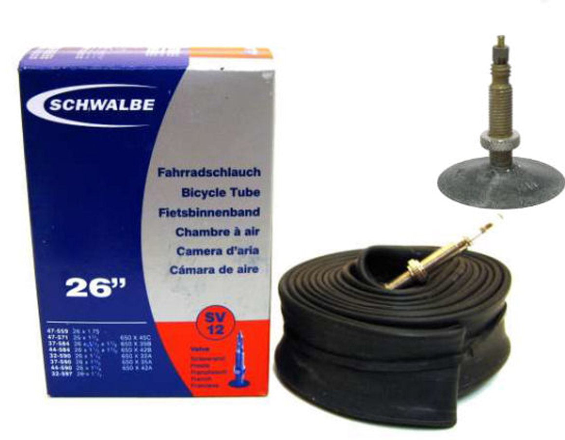 Tube intérieur de Schwalbe 12SV 26 1 1 4-1,90 (30 47-559 597) FV