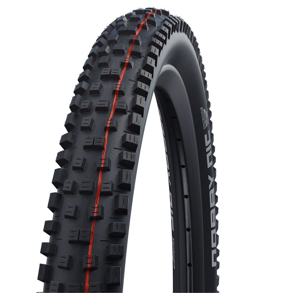 Sammenleggbar band Schwalbe Nobby Nic Super Trail 27,5 x 2,40 62-584 mm - svart