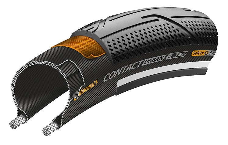 Continental Contact Urban Bicycle Band - 28x1.60, negro