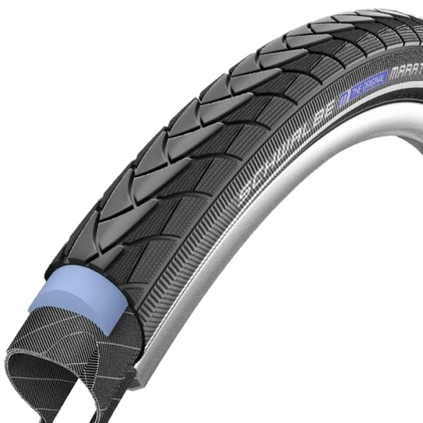 Schwalbe Marathon plus smartguard udvendig 28 x 1,00 25-622 mm - sort med refleksion