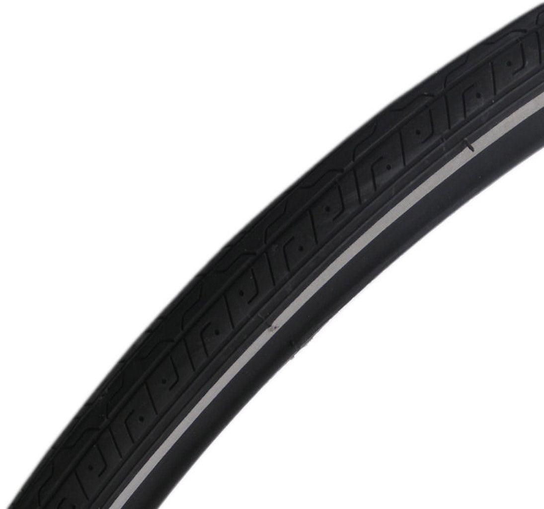 Deli Tire Tire Buitenband Tire 27 x 1¼ 32-630 zwart met reflectie