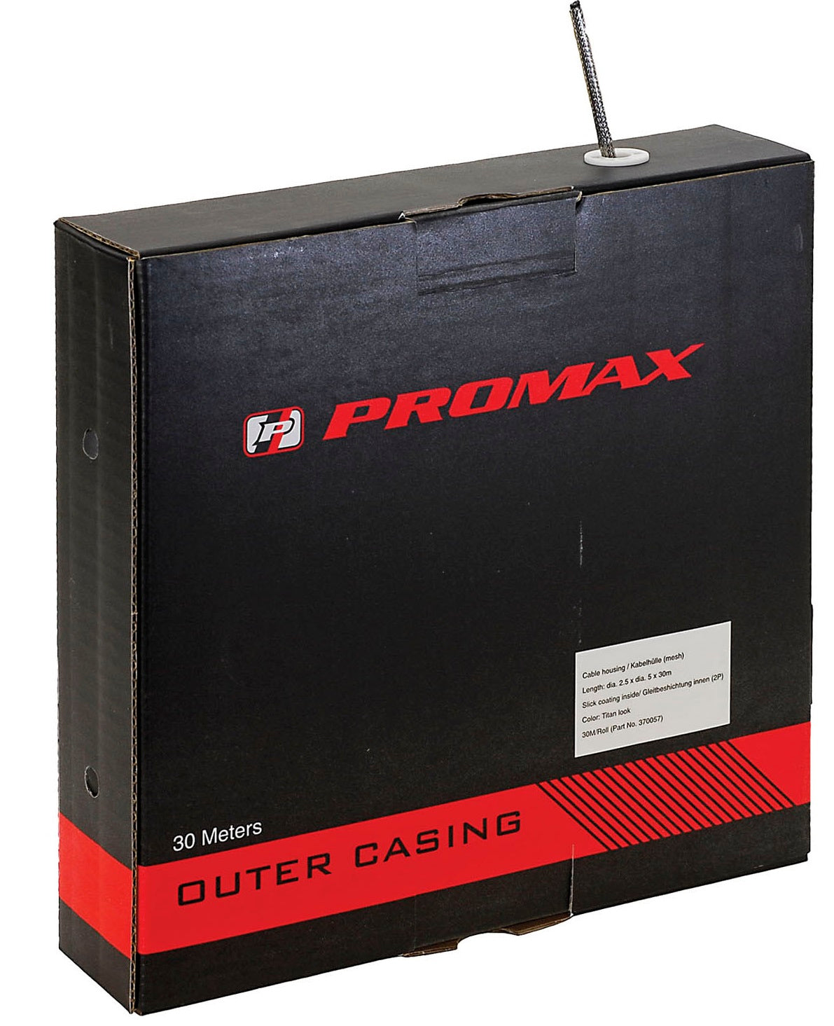 Câble extérieur promax pour frein noir 5 mm 30 mètres