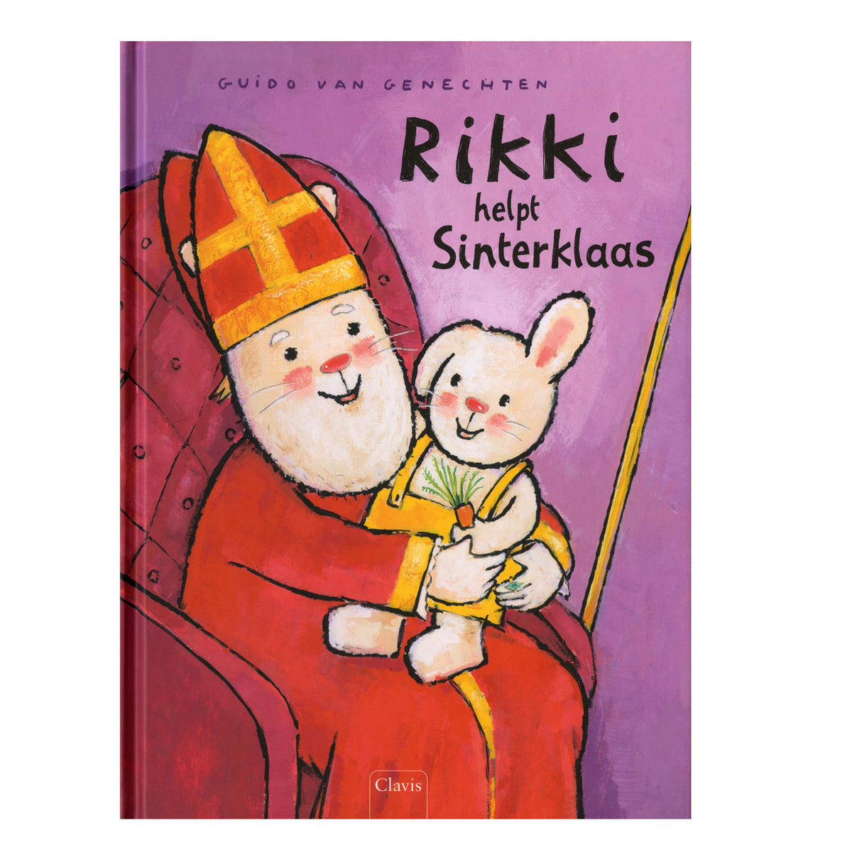 Central Book House Rikki helps Sinterklaas