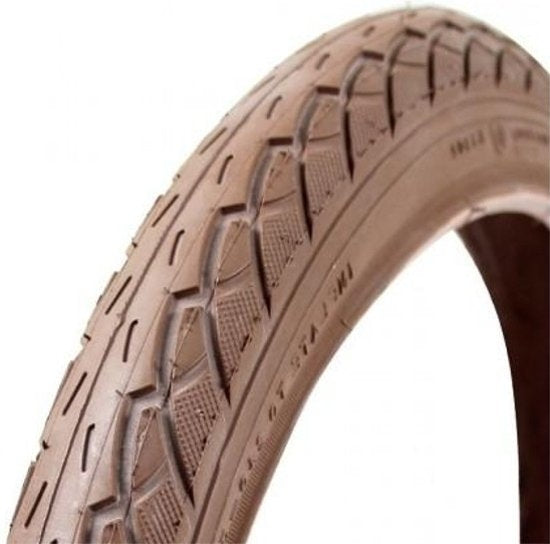 Deli Tire Tire Tire 24 x 1,75 47-507 Brun med reflektion