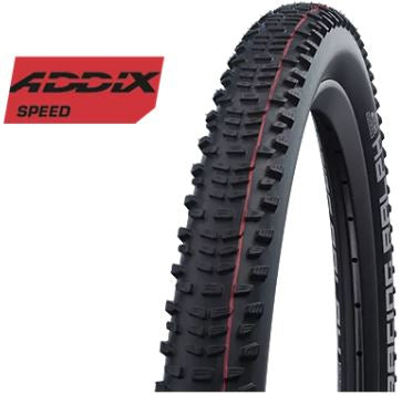 Banda pieghevole Schwalbe Racing Ralph Super Ground 29 x 2,25 57-622 mm - Nero