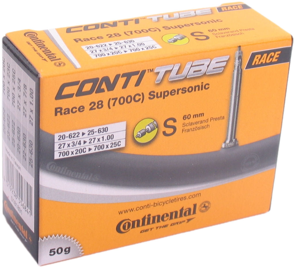 Continental Inner Tube 28 Race Supersonic 18-622-> 25-630 SV60mm Valiel