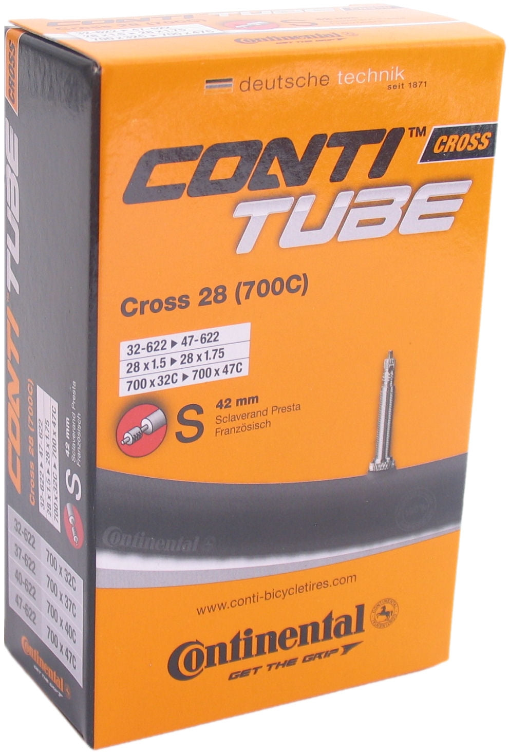 Continental Binnenband Cross 28 inch (32 47-622) FV 42 mm