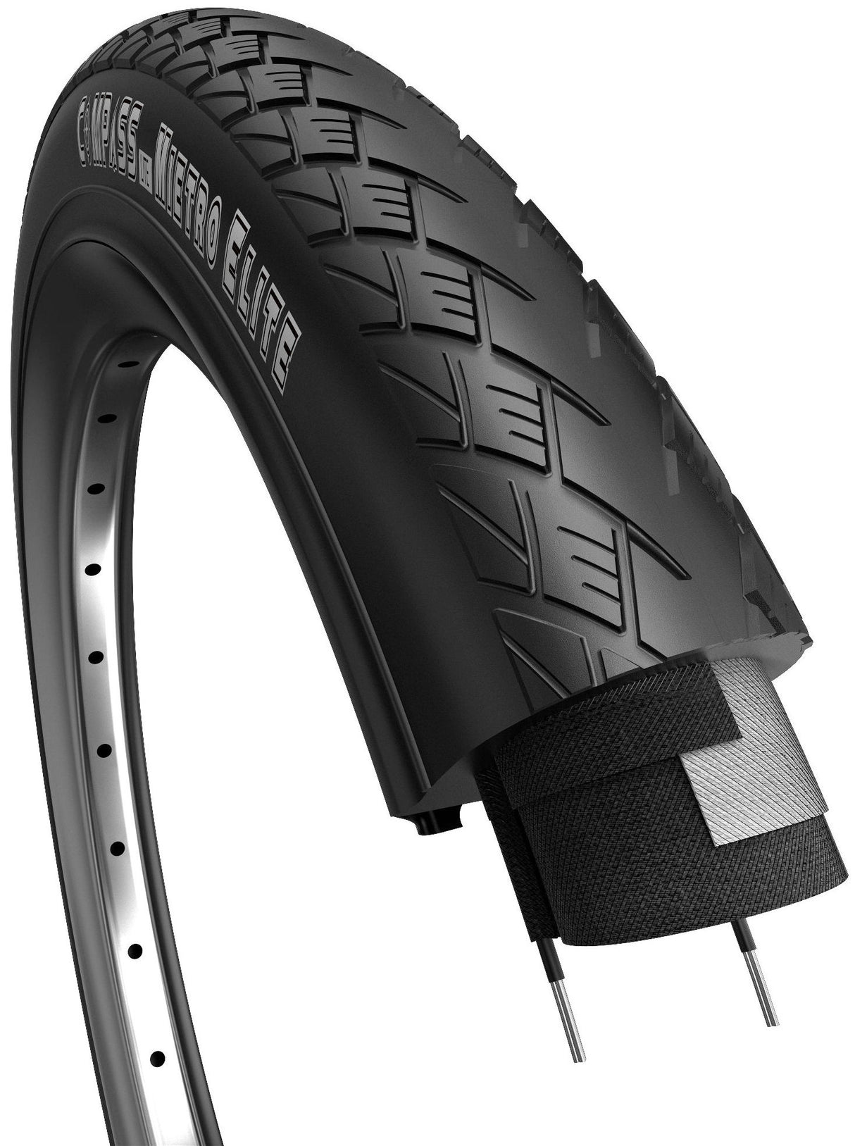 Edge Tire Metro Basic 28 x 1,40 37-622 czarny z białą linią