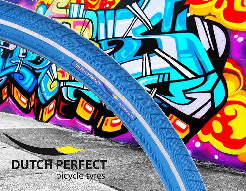 DutchPerfect tire Dutch Perfect 28 x1.40 40-622 Anti-leak blue with reflection