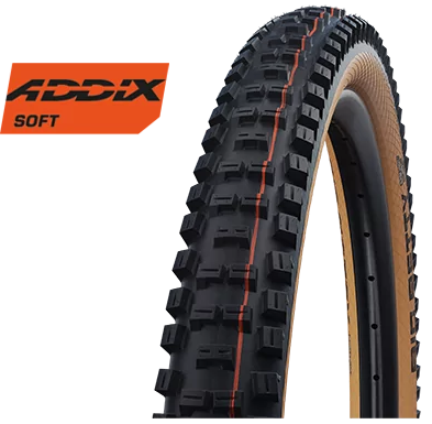 Zložljivi pas Schwalbe Big Betty Super Gravity 29 x 2,40 62-622 mm - črno rjava