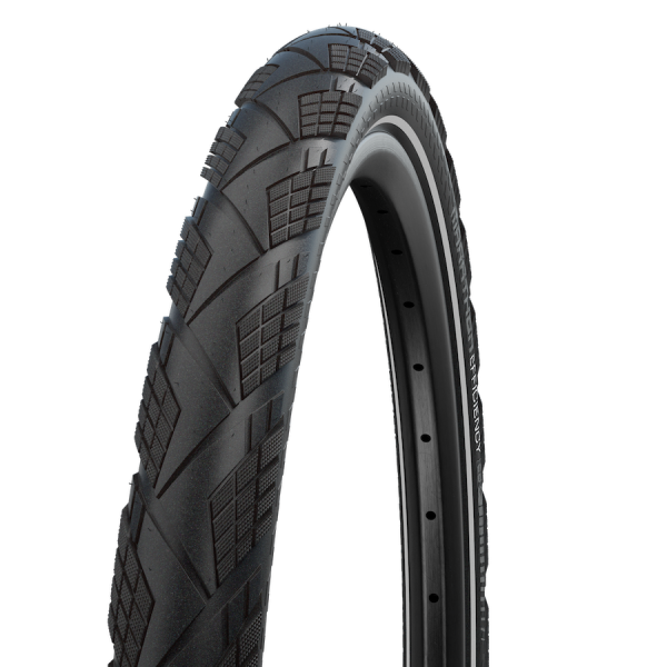 Schwalbe Vouwband Marathon Efficiency Super Race V-Guard 27.5 x 2.15 55-584 zwart met reflectie