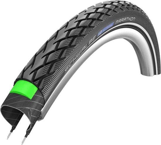 Schwalbe Tire Green Marathon Greenguard 20 x 1,75 47-406mm svart med refleksjon