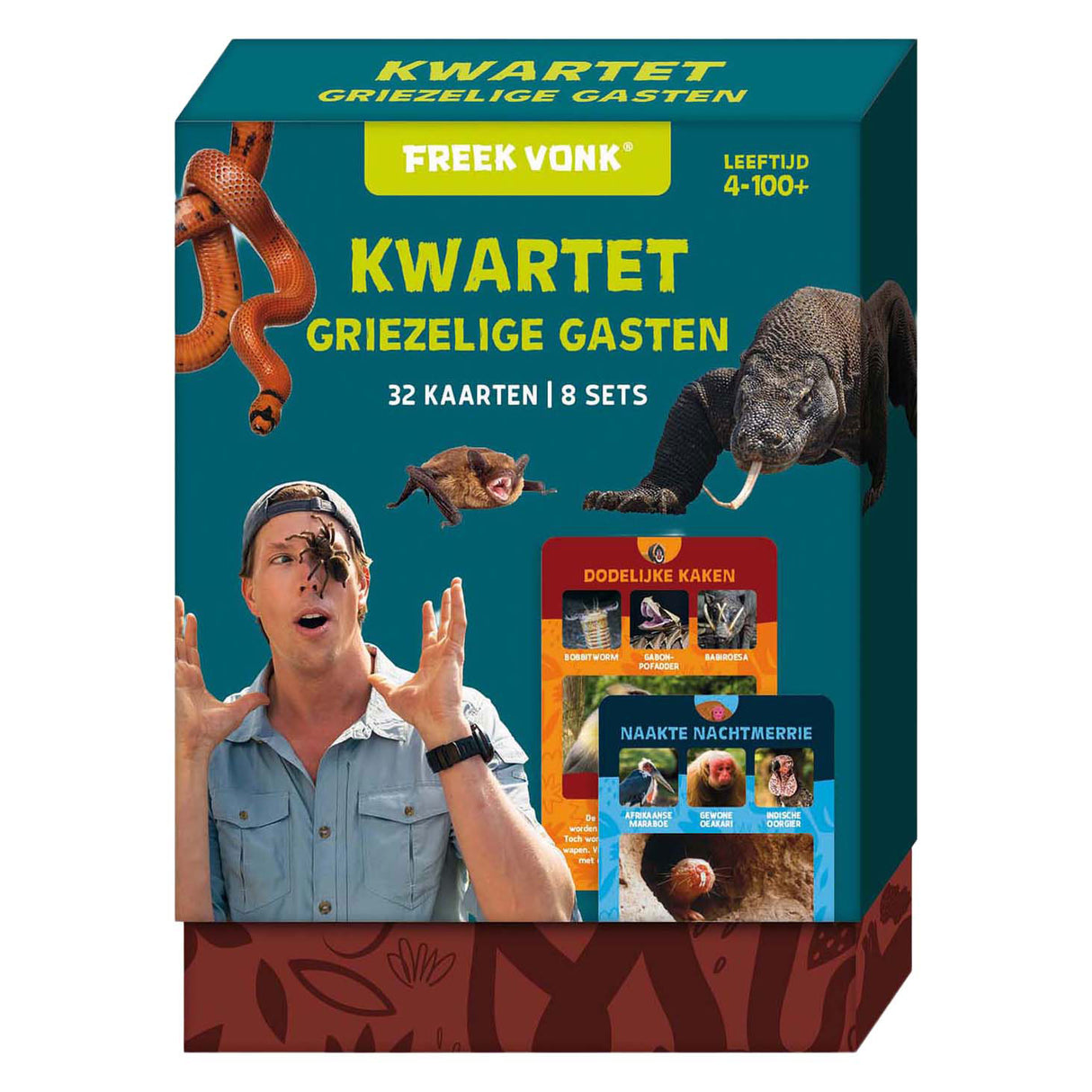 Imagebooks Freek Spark Animal Quartett – gruselige Tiere