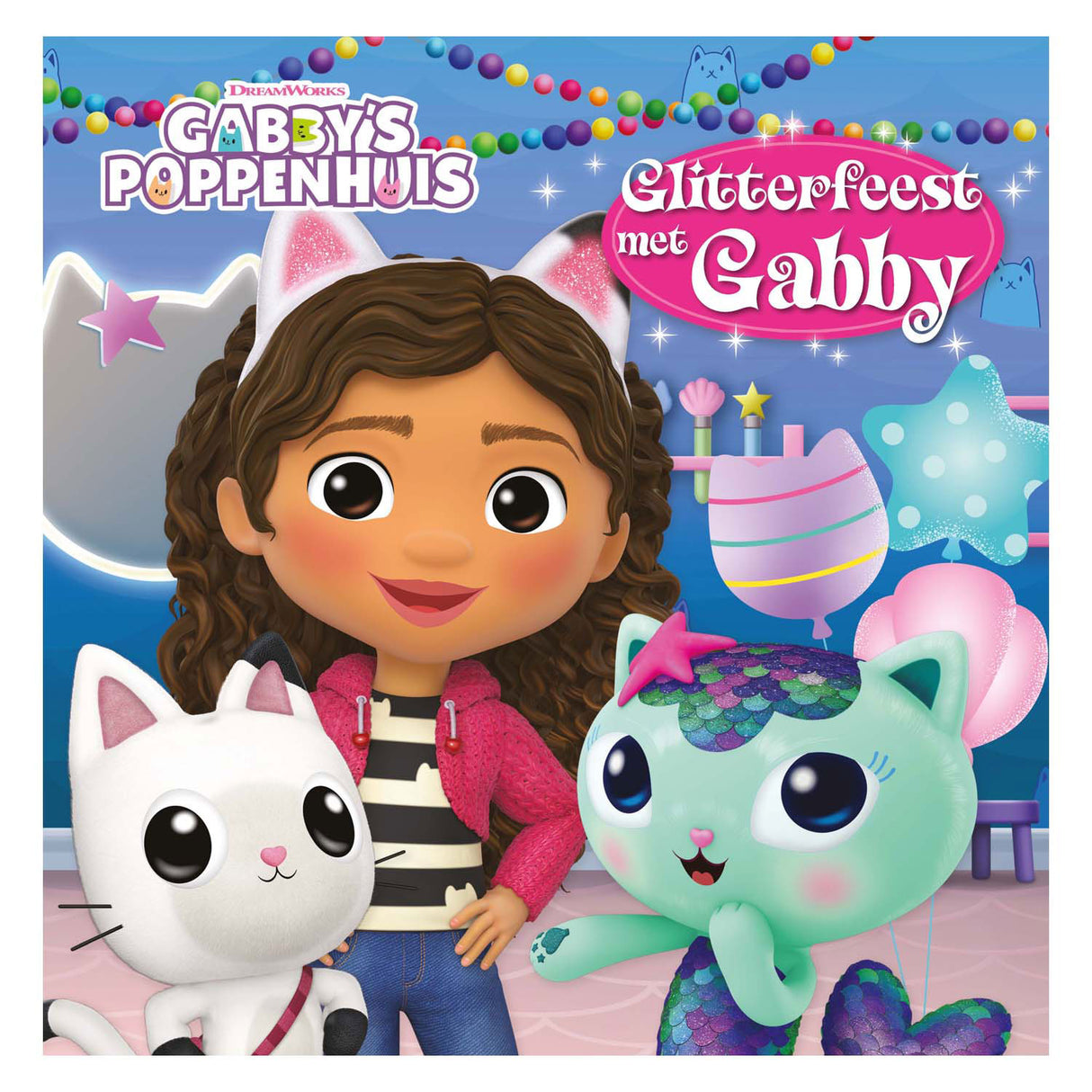 Big balloon glitter party with gabby