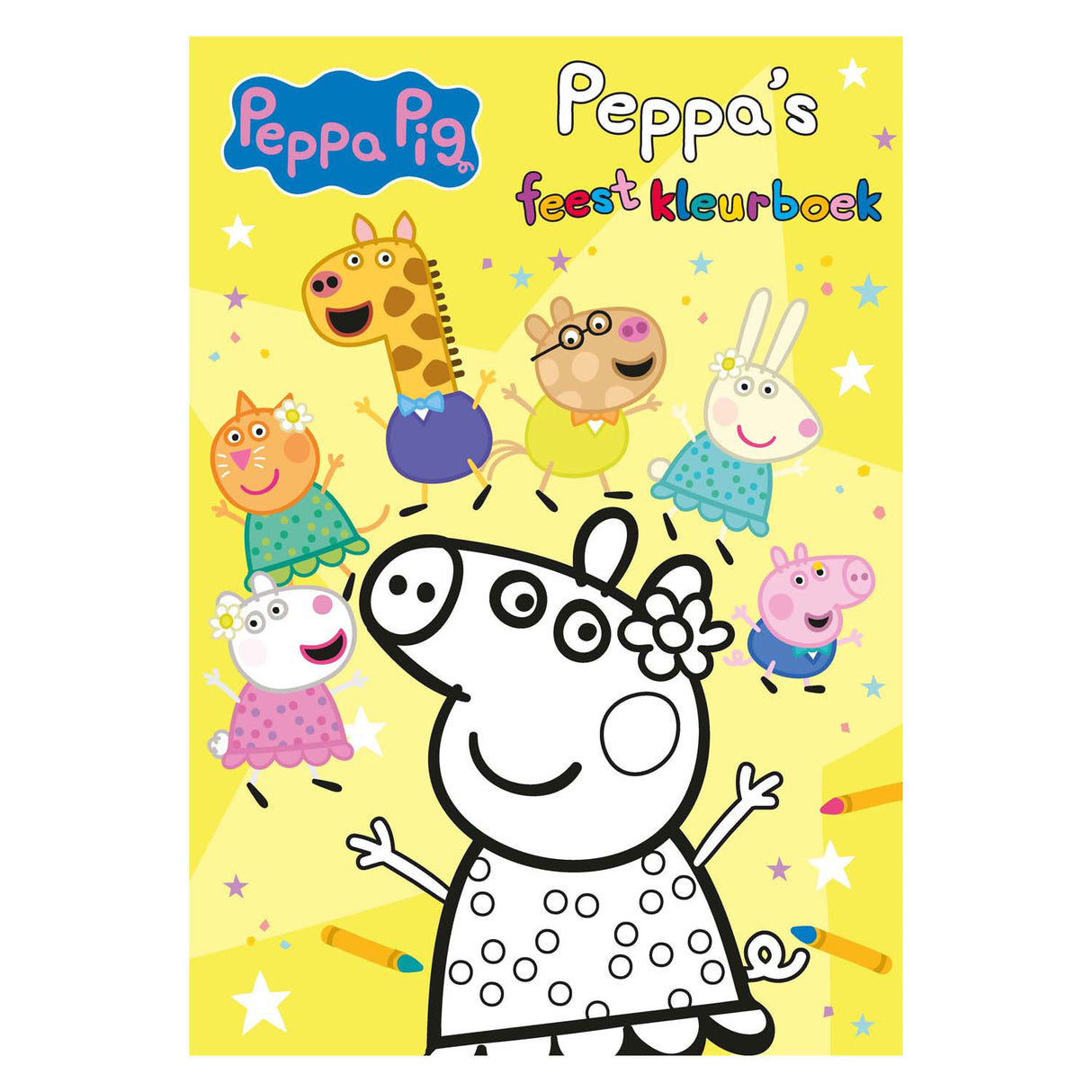 Big balloon peppa's party coloring book
