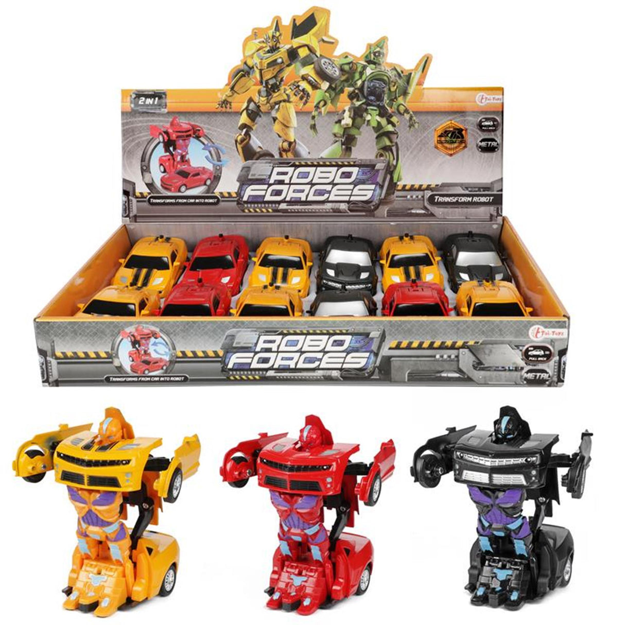 Roboforces transformerer robot superbil