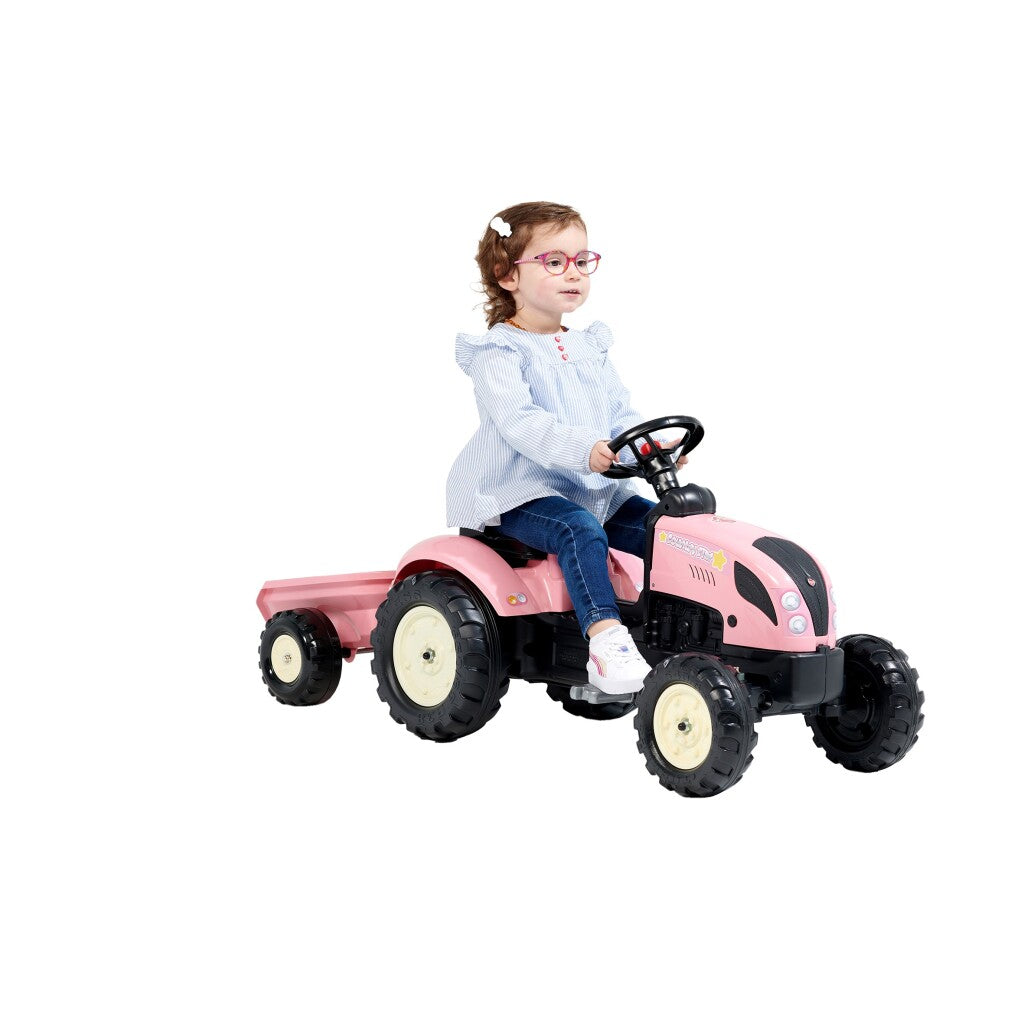 Falk Falk Tractor Country Farmer Set Pink 2+