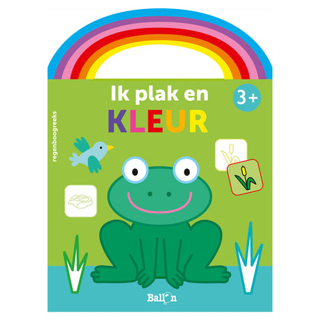 Standardförlag jag klistrar och färglägger - groda