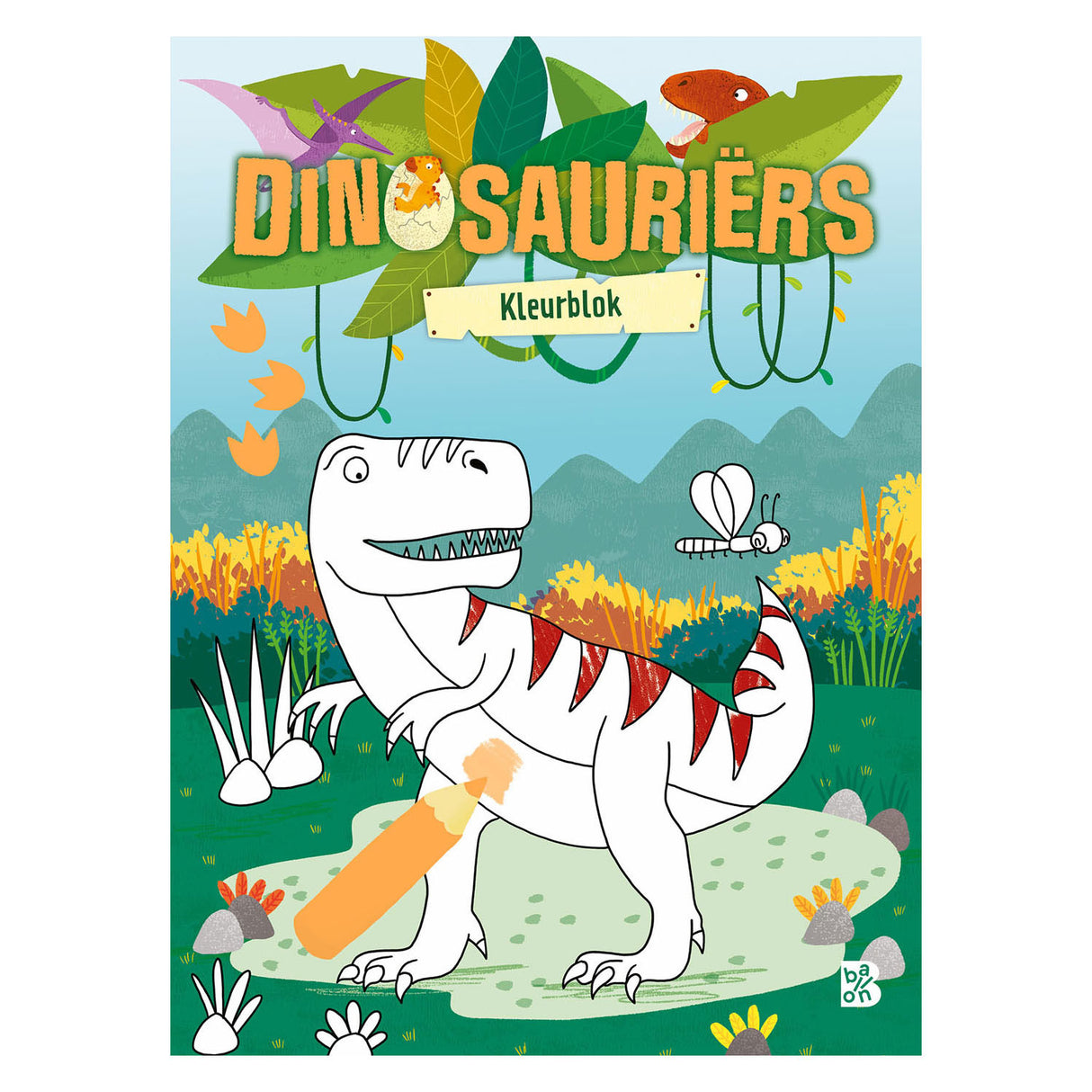 Standard publisher dinosaur color block