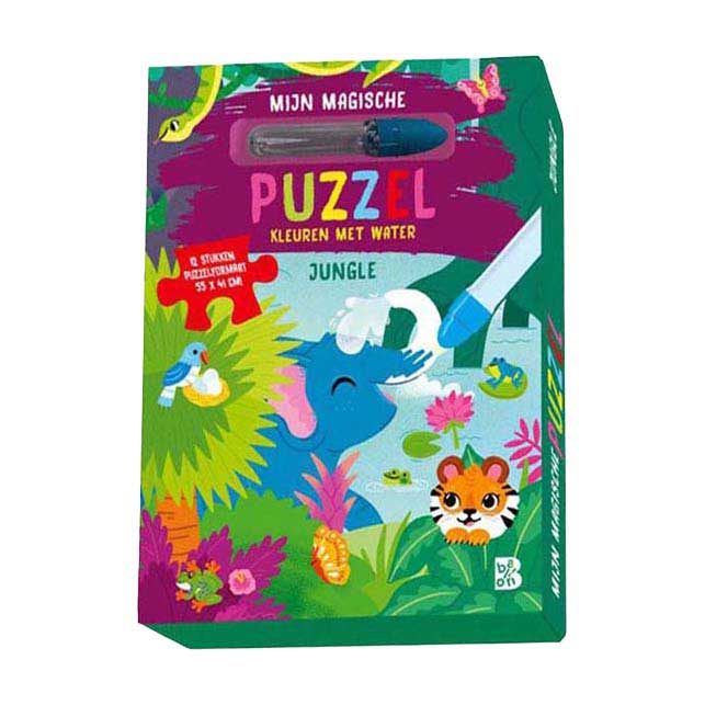 Standard publisher colors with water - my magical puzzle jungle - 12 pcs.
