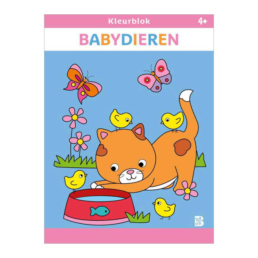 Standard publisher coloring block baby animals 4+