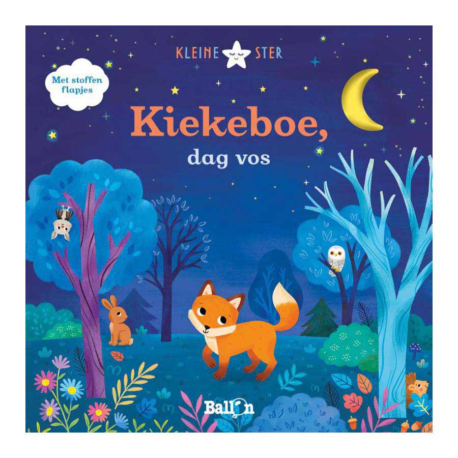 Balloon peek-a-boo, bye fox (with fabric flaps)