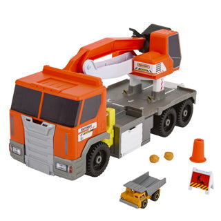 Matchbox akcióvezetők - átalakító kotrógép - játékjármű