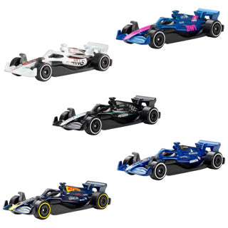 Hot Wheels Formula 1 - sada 5 kovových autíček F1