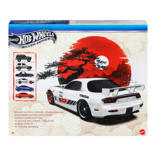 Hot wheels srebrna serija - komplet 6 japonskih vozil