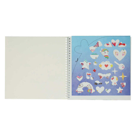 Mondikaarten Sticker and Stencil Book I Love Animals