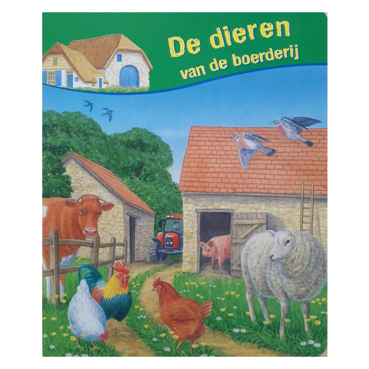 Kartongbok de Dieren van de Boerderij