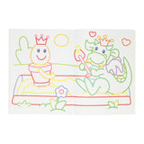 Mondikaarten thick lines coloring book color - dragon