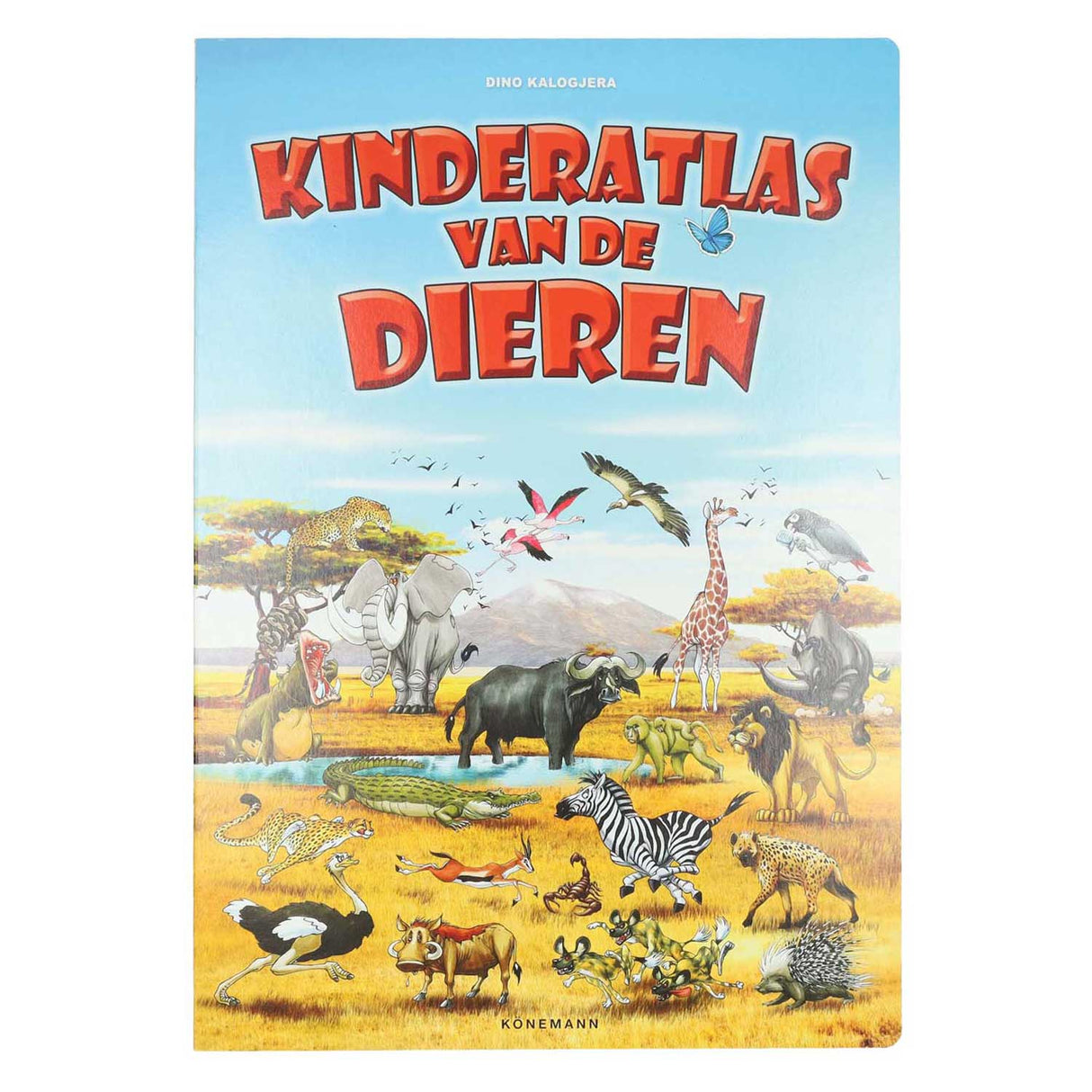 Mondikaart mega children's atlas of animals