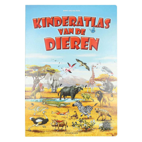 Mondikaart mega children's atlas of animals