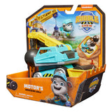 Rubble crew - motor's wrecking ball toy car with figure and movable parts - paw patrol toy