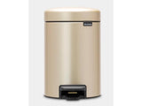 Brabantia pedal bin 3l metallic gold