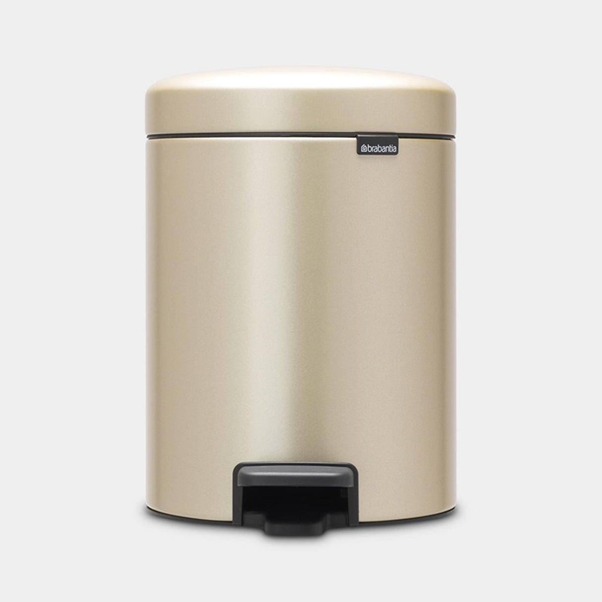 Brabantia pedal bin 5l metallic gold