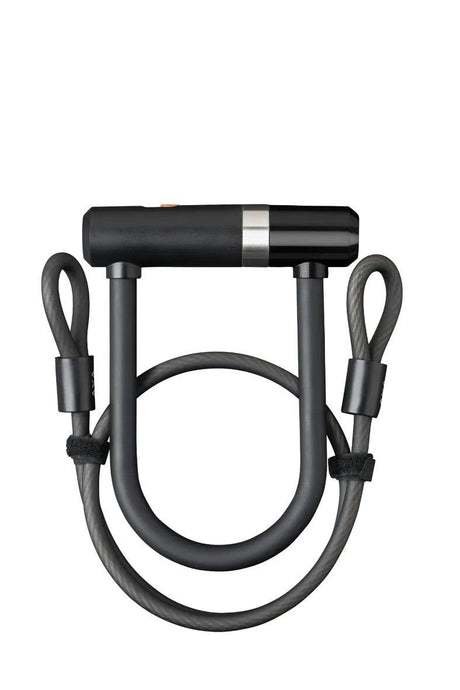 Axa Newton Mini U-lock + Cable 100 8 - Black