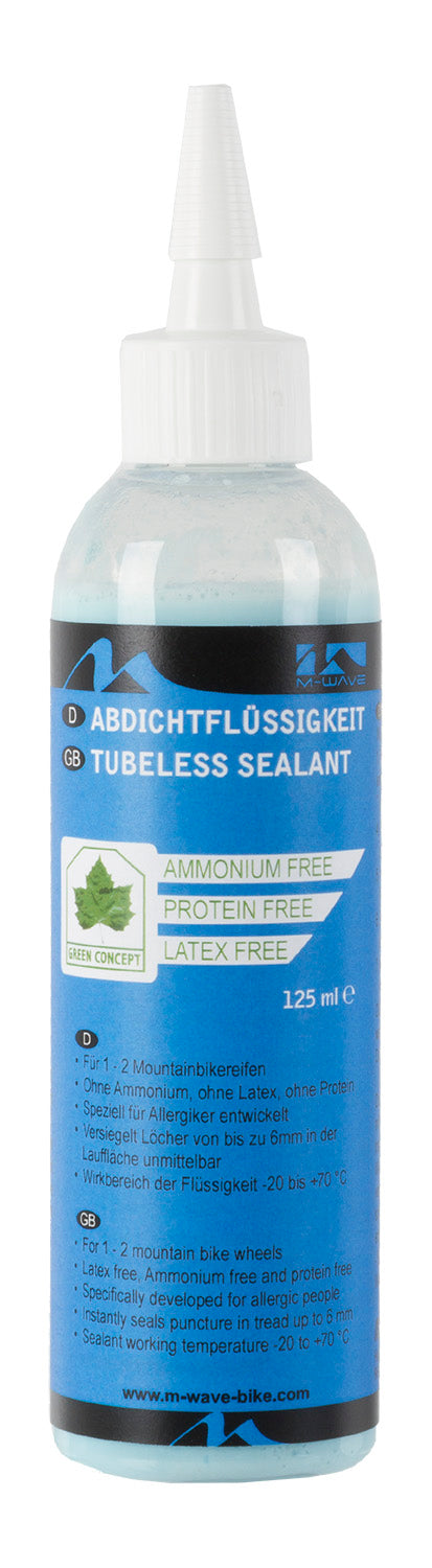 M-Wave TUBELESS FEALID i genopfyldelig flaske 125 ml