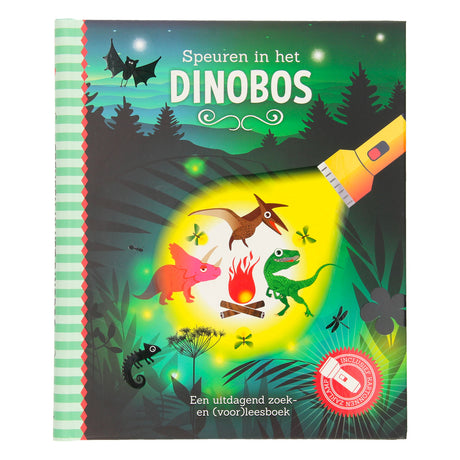 Explorer la forêt de dinosaures + lampe de poche en carton