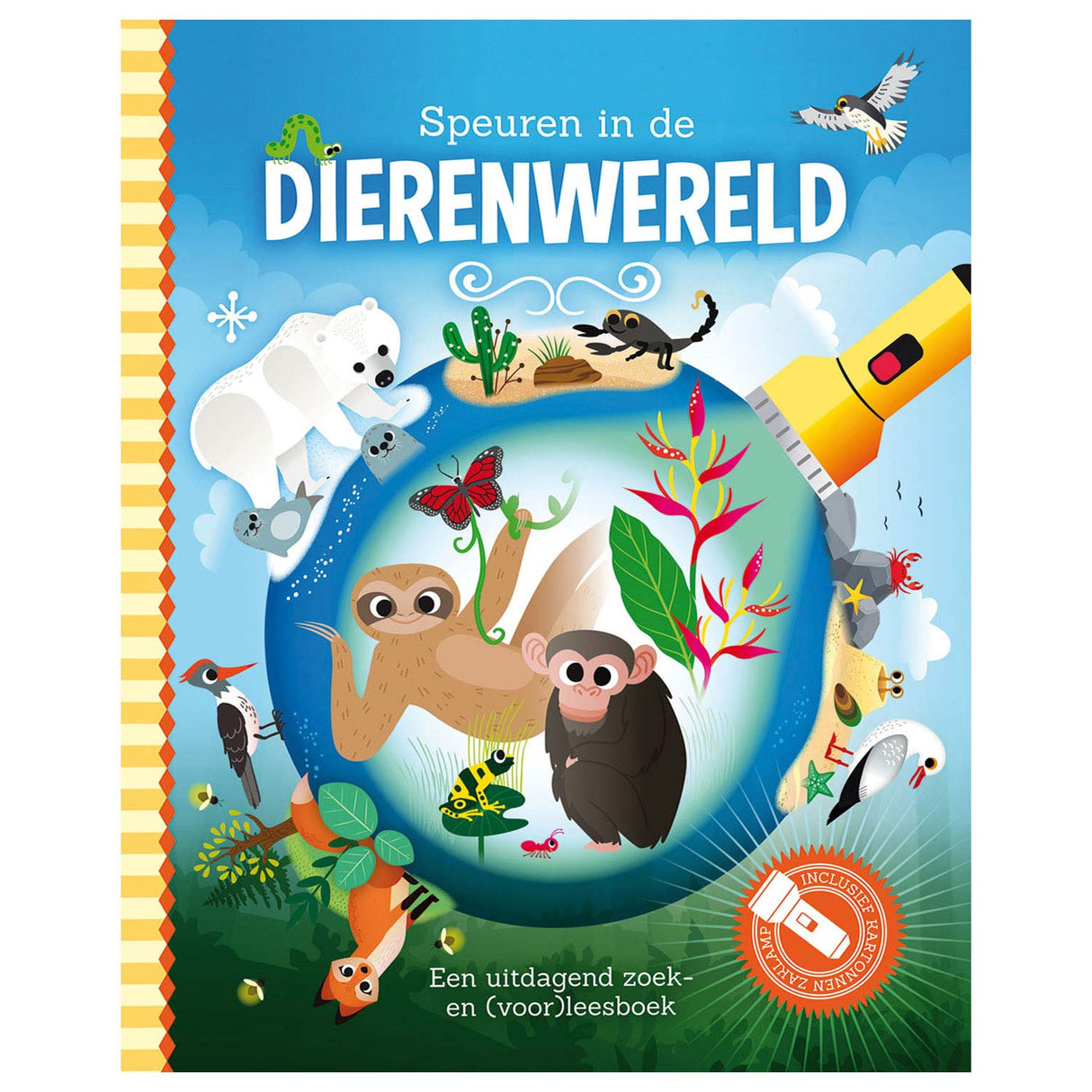 Entdeckt d'Déierewelt + Karton Taschenlamp