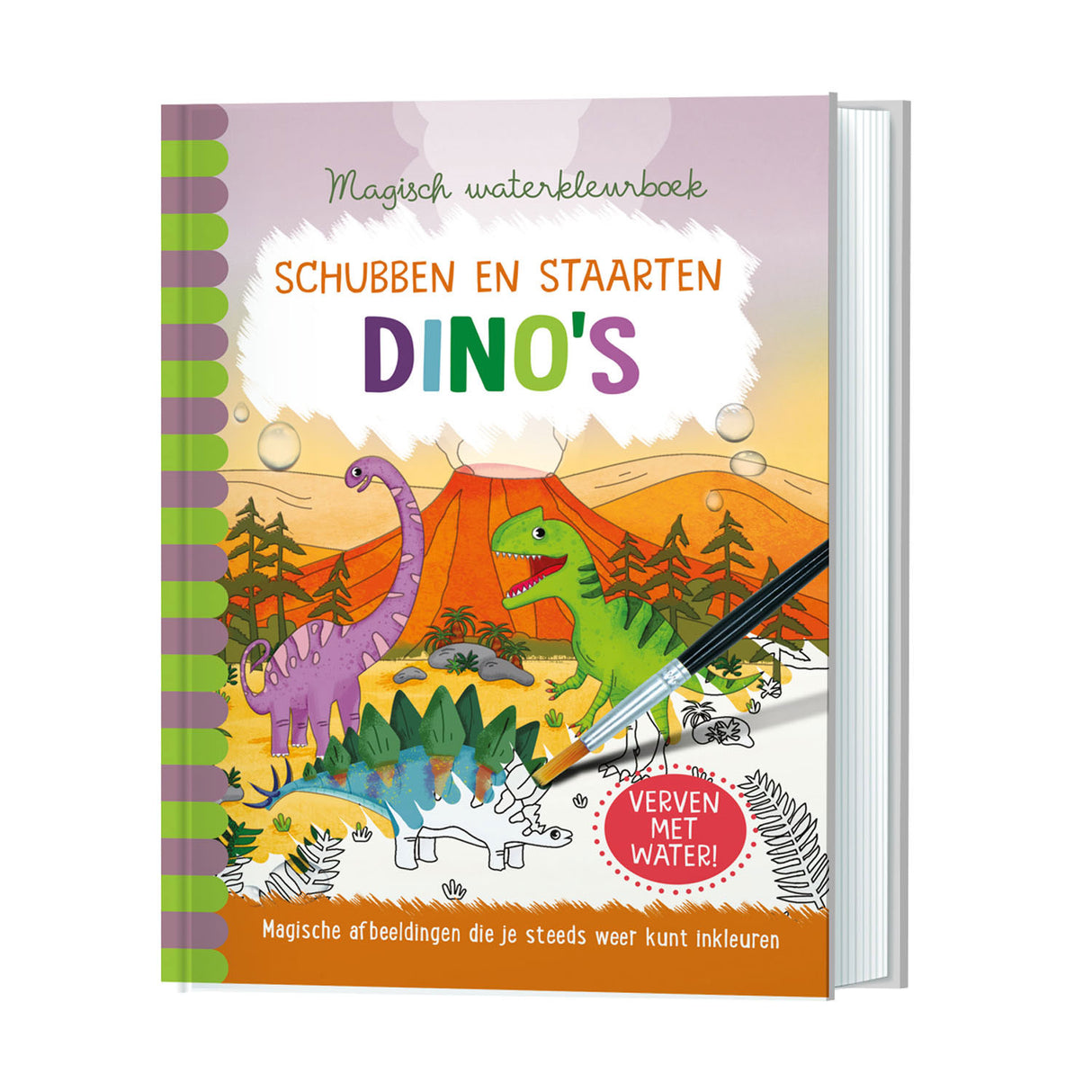 Magisches Wasserfarbenbuch - Dinos