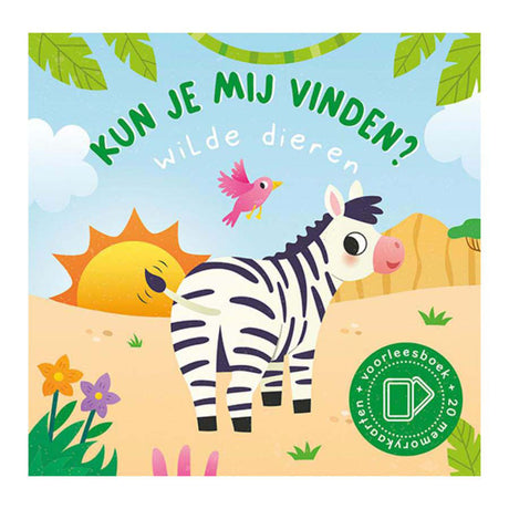 Lantern publishers can you find me? wild animals reading book and 20 memo cards