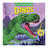 Book sticker by number dinosaurs | 2 pcs