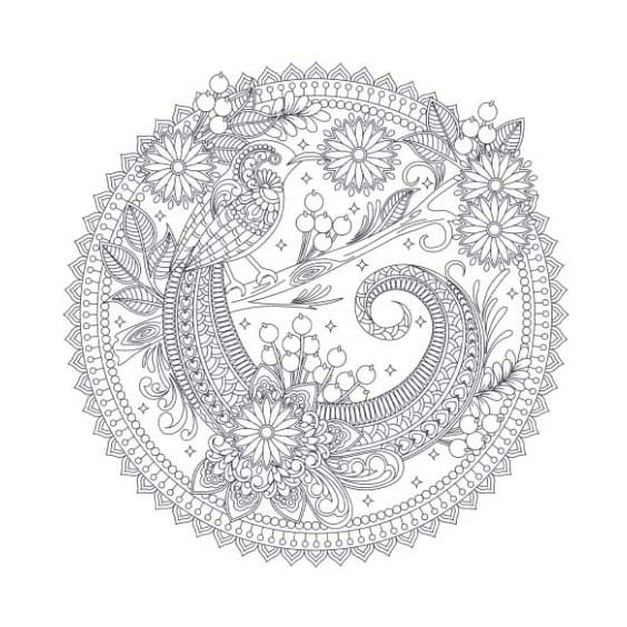 Lantern publishers forest - mandala art